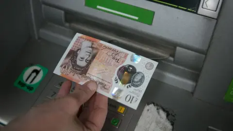 Getty Images A cash machine