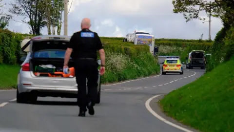 Martin Cavaney Crash site near Llandissilio