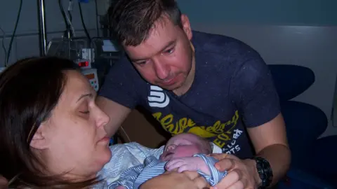 The Morton Family June, Fraser and Lucas Morton