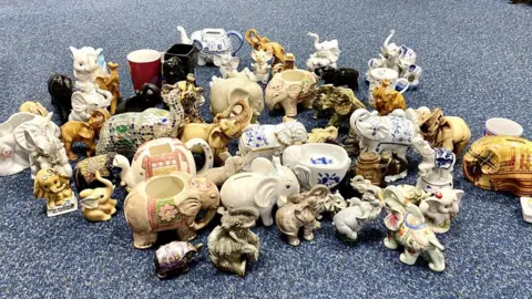 Merseyside Police Elephant ornaments