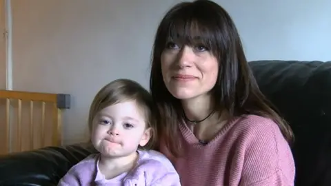 BBC Tina Cowles with her daughter Amelia