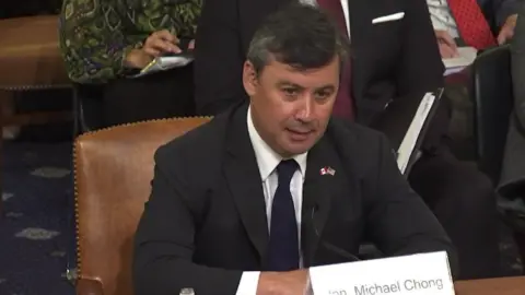 CPAC Photo of Michael Chong testifying before the Congressional-Executive Commission on China