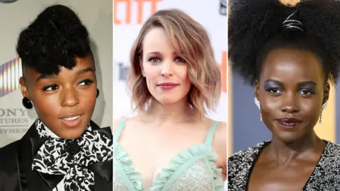 Getty Images Janelle Monae, Rachel McAdams and Lupita Nyong'o