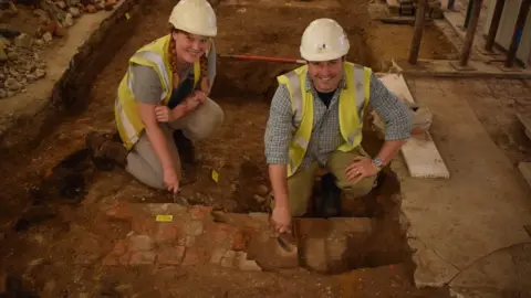 Colchester Archaeological Trust Beam find
