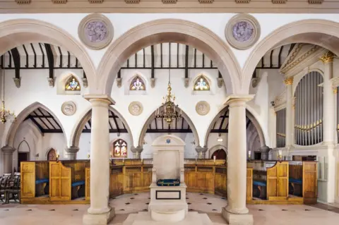 Historic England/PA Inside Brentwood Cathedral