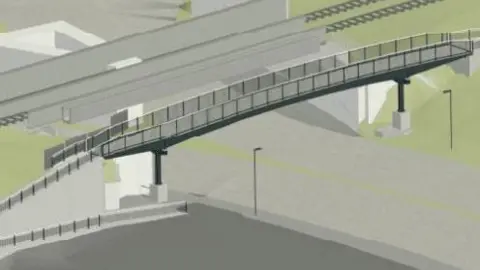 Leeds City Council New Wellington Road footbridge