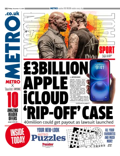  "£3billion Apple iCloud 'rip-off' case". 