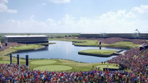 Peel L&P A computer-generated impression of how the golf complex could look.