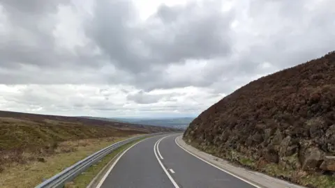 Google Street view of the A57 Snake Pass