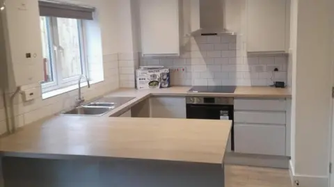 Example kitchen in one of the new homes