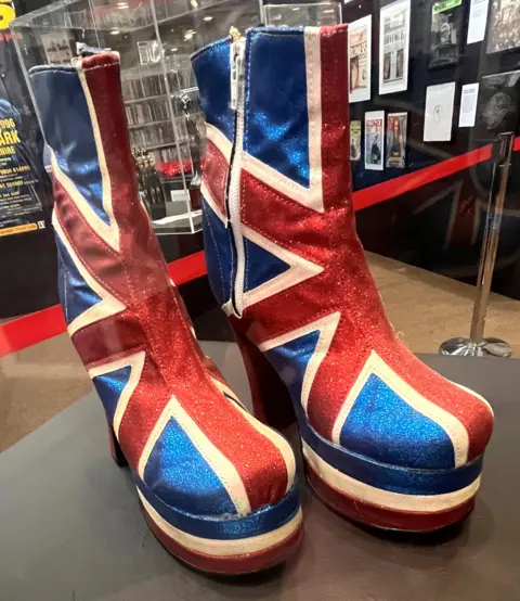 Andrew Buckingham/City of London Corporation/PA Wire Geri Halliwell's Union flag platform boots