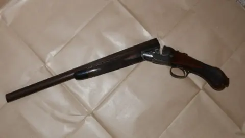 Nottinghamshire Police Seized shotgun