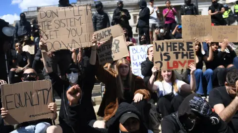 NEIL HALL BLM protest