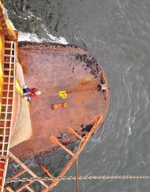 Greenpeace Greenpeace campaigner on rig