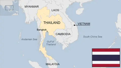 Map of Thailand