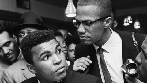 Muhammad Ali and Malcolm X