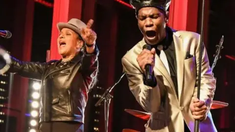 BBC Pauline Black and Arthur "Gaps" Hendrickson of The Selecter