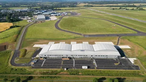 AIRBUS HELICOPTERS An aerial shot of the new airbus facility