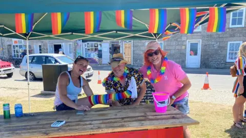 LGBTQ+ event people celebrating