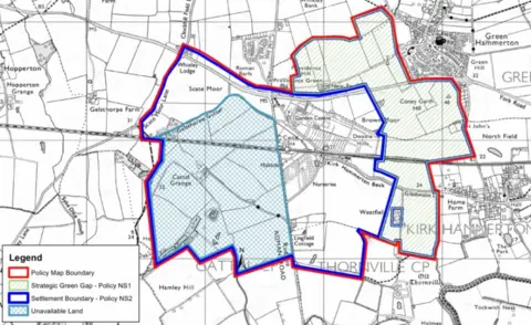 Map of proposed new village community