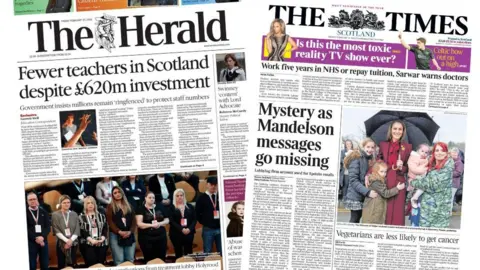 Scotland's papers: 27 February