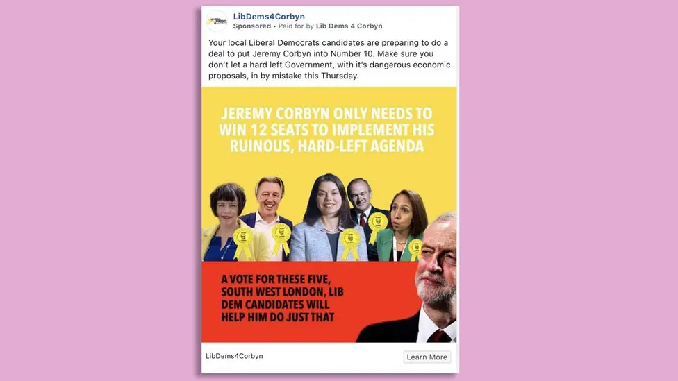 Lib Dems 4 Corbyn Lib Dems 4 Corbyn ad