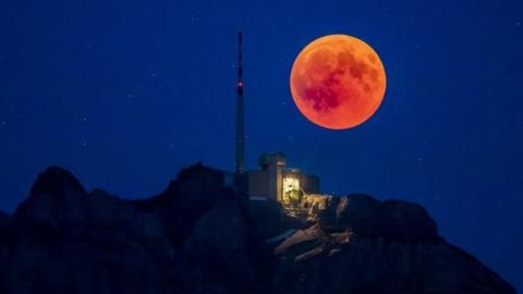 Blood Moon Pictures From Around The World Cbbc Newsround