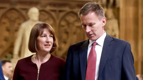 Reuters Rachel Reeves and Jeremy Hunt 