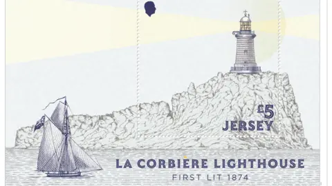 Jersey Post Image shows one of the stamps