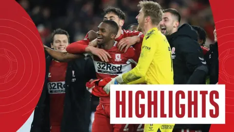 Middlesbrough celebrate