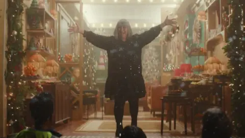 M&S Dawn French in the M&S Christmas advert