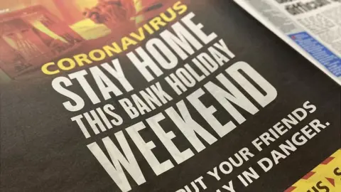 Stay home this bank holiday weekend advert