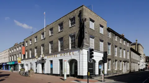 Sarah J Lever/The Historic England Archive The White Horse Hotel in Ipswich, Suffolk