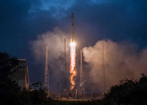 ESA/CNES/ARIANESPACE Rocket launch