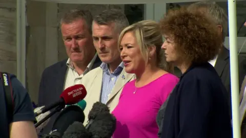 Michelle O'Neill of Sinn Féin said Mr Brokenshire's comments were "most unhelpful"