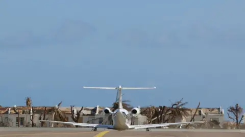 Getty Images The Princess Juliana International Airport in the Dutch part of St Martin