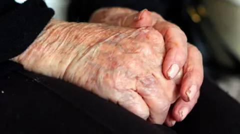 Older woman's hands