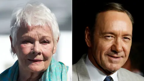 Getty Images/reuters Dame Judi Dench and Kevin Spacey