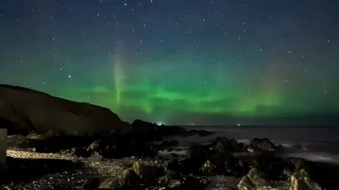 Jeff Davey/WeatherWatchers Sandend Northern Lights