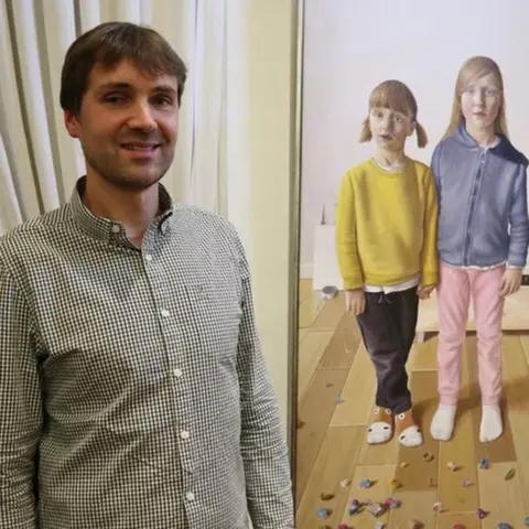 George McBean Saul Robertson and painting