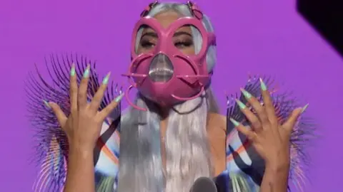 Lady Gaga at MTV's Virtual Music Awards