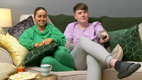 Channel 4 Gogglebox couple Roisin and Joe