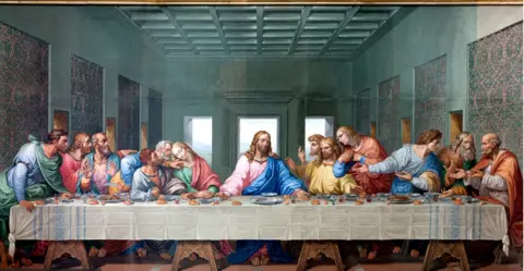Getty Images painting of Christ's Last Supper