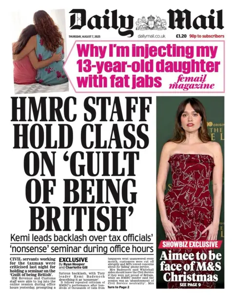  "HMRC staff hold class on 'guilt of being British'"