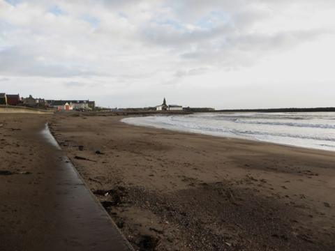 The beach at Newbiggin-by-the-Sea