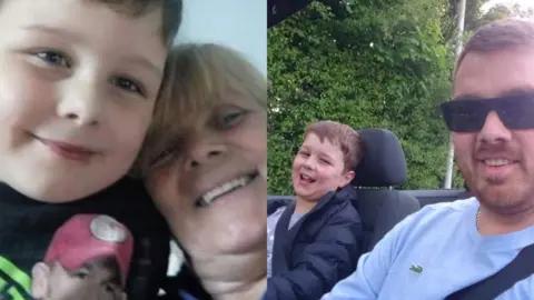 Pauline Elford Pauline and Billy with Frankie