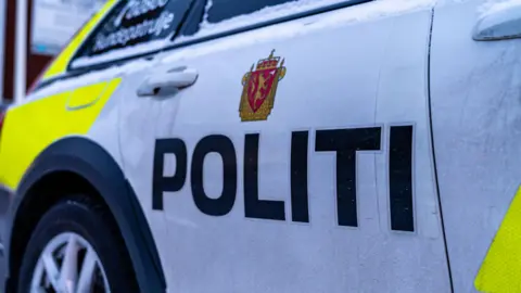 Getty Images The side of a Norwegian police car