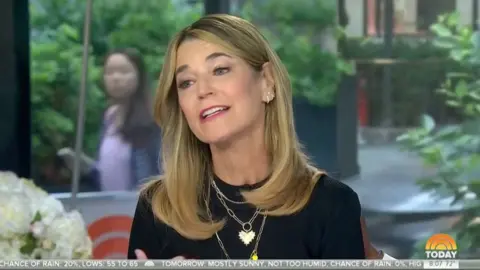 Nancy Guthrie is talking during the Today show.