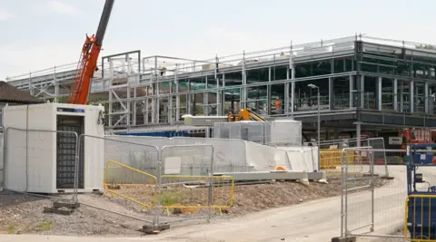 The Youth Zone under construction in South Bristol