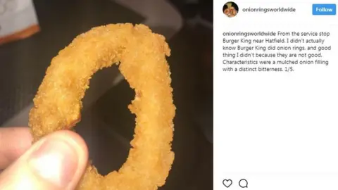 Instagram A screen grab from the account